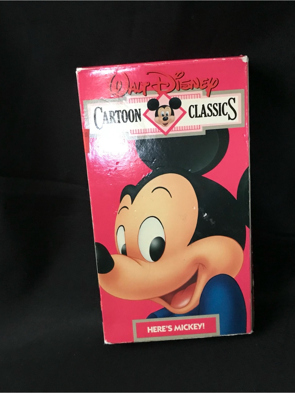 Walt Disney’s Cartoon Classics VHS Tape: “Here’s Mickey!” Volume 1.